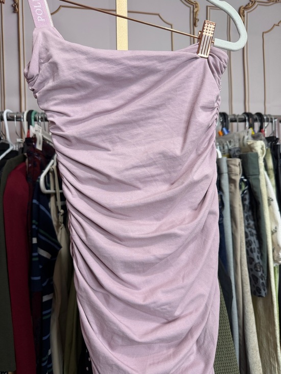 Oh Polly One Shoulder Batch A Violet Mini Dress UK 8/US 4 - Picture 4 of 11